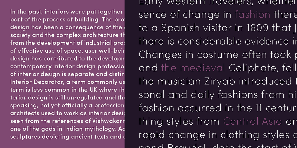 Emphasizing the popular Sofia Pro font family.